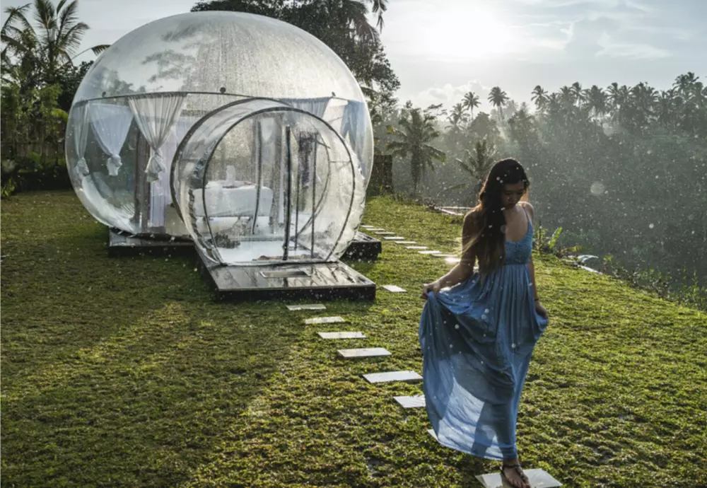 bubble tent california