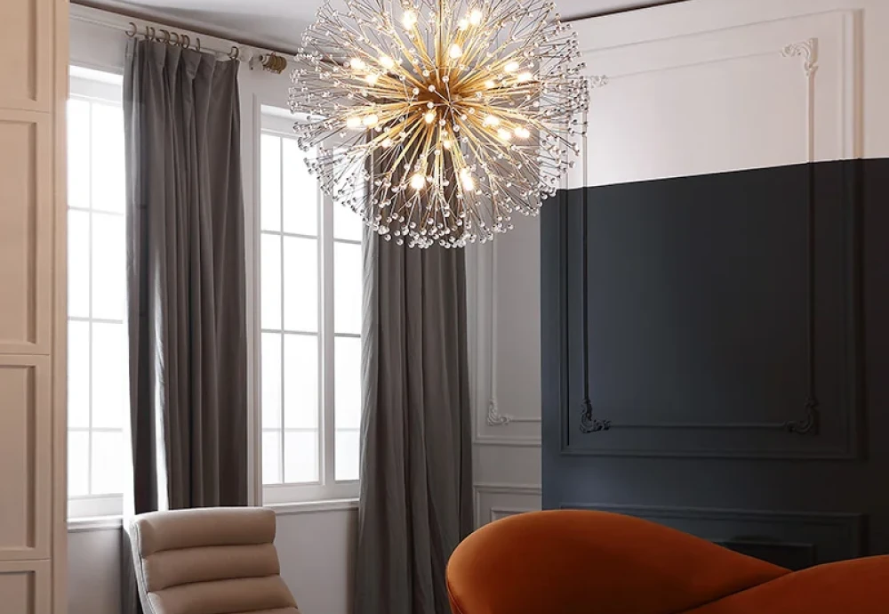 large globe chandelier