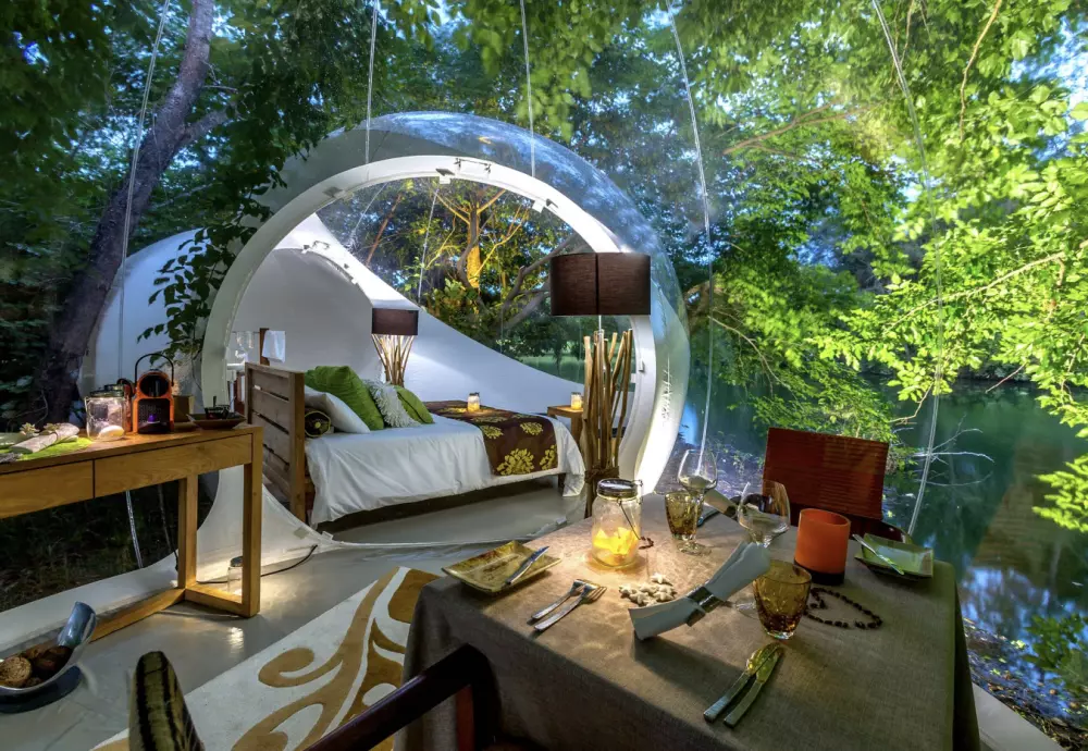 giant inflatable bubble tent