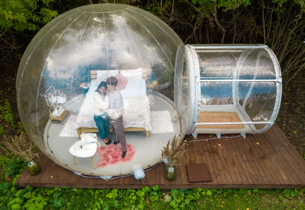 bubble tents glamping