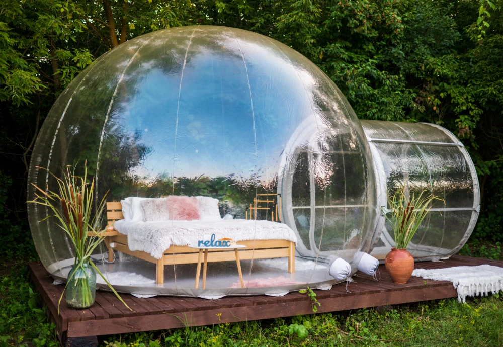 best transparent inflatable bubble tent