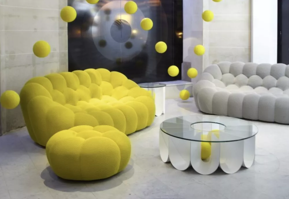 living spaces white cloud couch